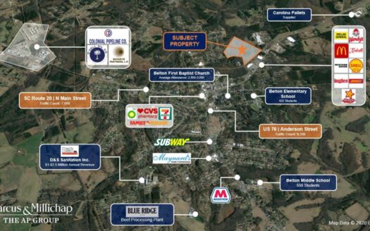 50.43 ACRE INDUSTRIAL LAND I-2 INDUSTRIAL ZONINING | Greenville-Spartanburg MSA