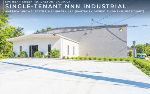 SINGLE-TENANT NNN INDUSTRIAL AMERICA JINGWEI TEXTILE MACHINERY, LLC (PARTIALLY OWNED SINOMACH SUBSIDIARY)